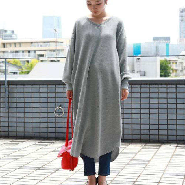 freak's store サーマル ワッフル ロングワンピース
