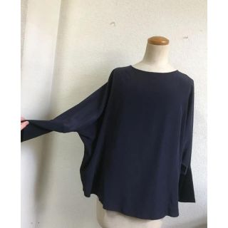 ナノユニバース(nano・universe)の専用　紺色ブラウス& フェレット トップス(シャツ/ブラウス(長袖/七分))