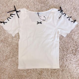 グレイル(GRL)の【GRL】新品 Tシャツ Mサイズ(Tシャツ(半袖/袖なし))