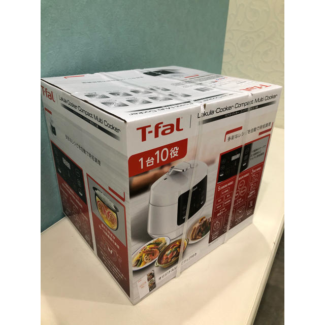 T-fal(ティファール)のティファール  ラクラ・クッカー コンパクト電気圧力なべCY3501JP  スマホ/家電/カメラの調理家電(調理機器)の商品写真