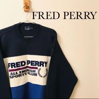 フレッドペリー(FRED PERRY)の【入手困難】FRED PERRY フレッドペリー　ビッグロゴ刺繍トレーナー(スウェット)