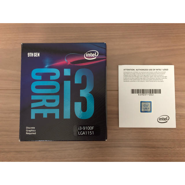 Intel Core i3 9100f 3