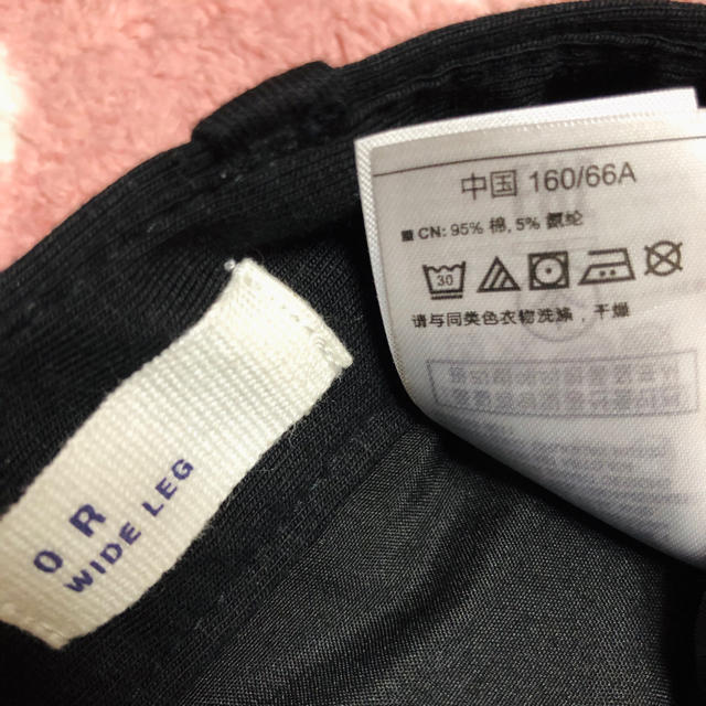 GAP(ギャップ)のGAP ワイドレッグパンツ(黒) レディースのパンツ(その他)の商品写真