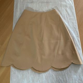 フォクシー(FOXEY)のみみこ様ご専用　フォクシー裾スカラップスカート美品38(ミニスカート)