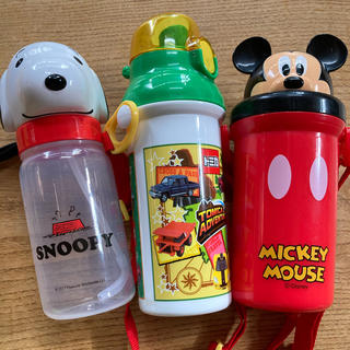 ミッキーマウス(ミッキーマウス)のマグボトルトミカ&スヌーピー&ミッキー (水筒)