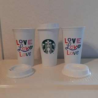 スターバックスコーヒー(Starbucks Coffee)のレア！北米スタバ  【Love】リユーザブルカップ×1個(タンブラー)