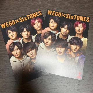 ウィゴー(WEGO)のSixTONES ポストカード　1枚(アイドルグッズ)