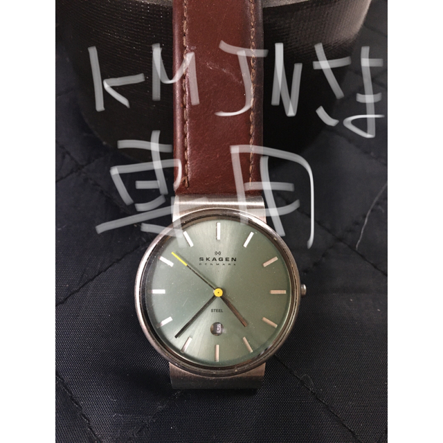 SKAGEN(スカーゲン)の【中古】SKAGEN(スカーゲン)/ライトグリーン メンズの時計(腕時計(アナログ))の商品写真