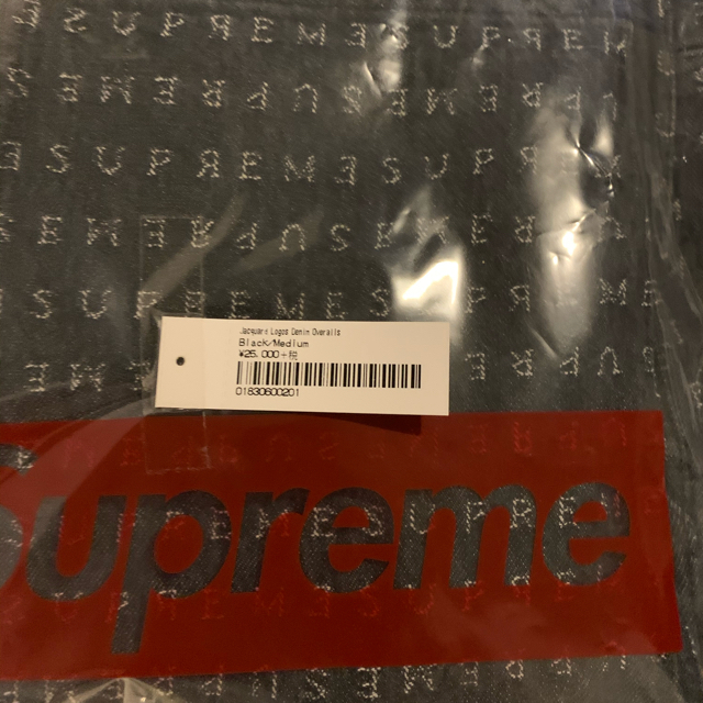 Supreme Jacquard Logos Denim Overalls Supreme Jacquard Logos Denim Overalls