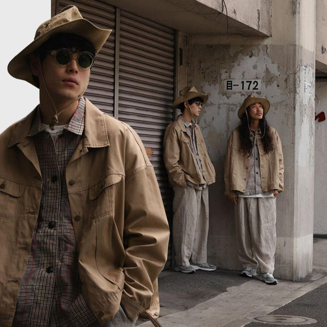 COMOLI(コモリ)のsillage SAND VENTILE WESTERN JACKET メンズのジャケット/アウター(ブルゾン)の商品写真