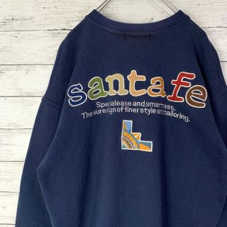 Santafe - 【入手困難】90s サンタフェ 両面 刺繍ビックロゴ スウェット 日本製 希少の通販｜ラクマ