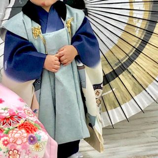 chawa様専用 七五三 3歳 男の子 被布 着物 セット 2歳 被布セット(和服/着物)