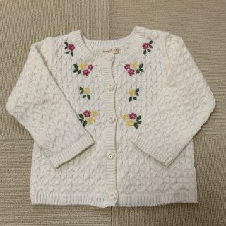 ビケットクラブ(Biquette Club)の（95）ビケットクラブ　お花刺繍　カーディガン(カーディガン)