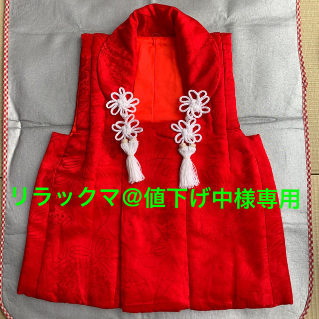 七五三　被布　正絹　アンティーク キッズ/ベビー/マタニティのキッズ服女の子用(90cm~)(和服/着物)の商品写真