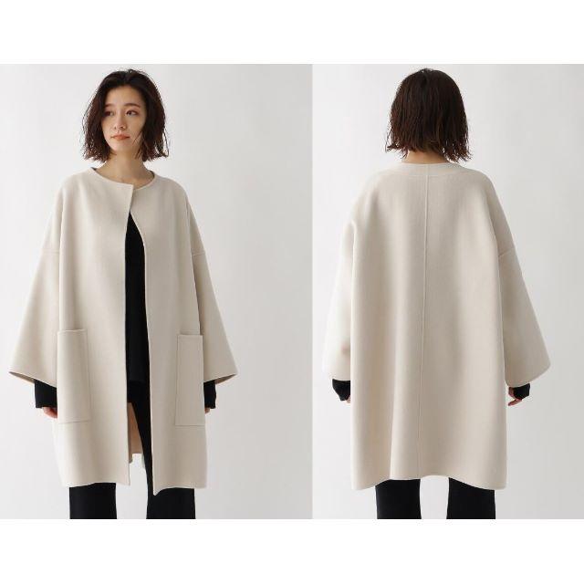 ドレステリア☆DRESSTERIOR 新品 ノーカラー リバーショートコート