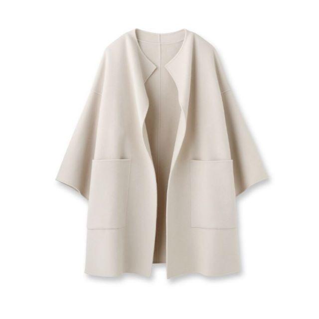 ドレステリア☆DRESSTERIOR 新品 ノーカラー リバーショートコート