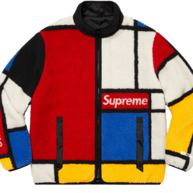 Supreme Reversible Colorblocked FleeceLarge状態