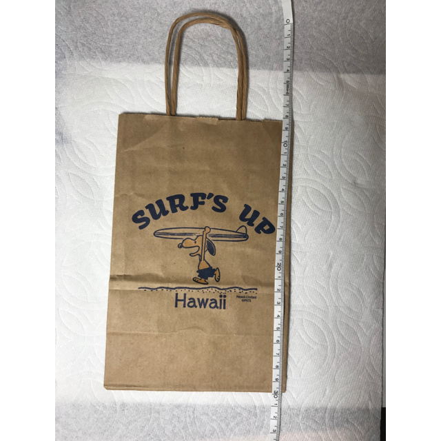 SNOOPY(スヌーピー)の日焼けスヌーピー　ハワイショップ袋 レディースのバッグ(ショップ袋)の商品写真