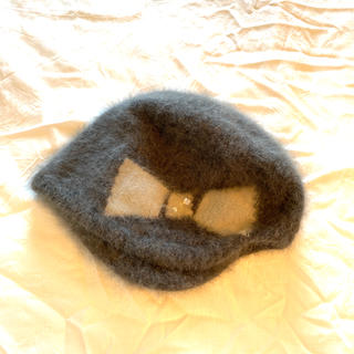 カシラ(CA4LA)のグレーの帽子(ニット帽/ビーニー)