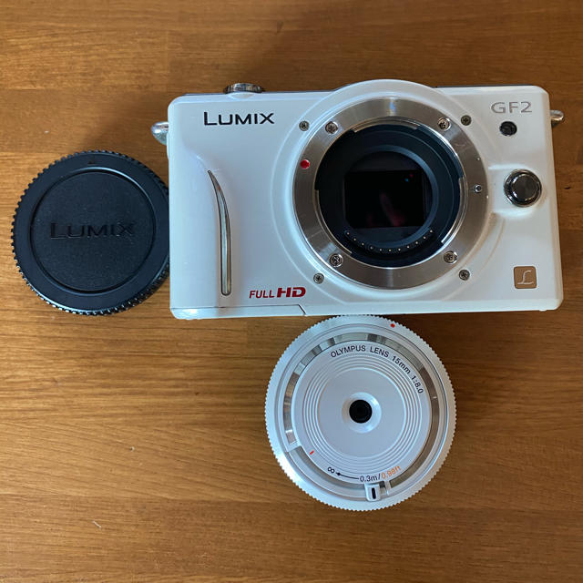 Panasonic(パナソニック)のWi-Fi転送 パナソニック ミラーレス一眼 LUMIX GF2 スマホ/家電/カメラのカメラ(ミラーレス一眼)の商品写真