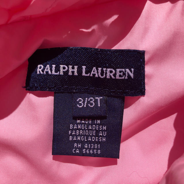 Ralph Lauren(ラルフローレン)のラルフローレン　キッズダウンジャケット キッズ/ベビー/マタニティのキッズ服女の子用(90cm~)(ジャケット/上着)の商品写真