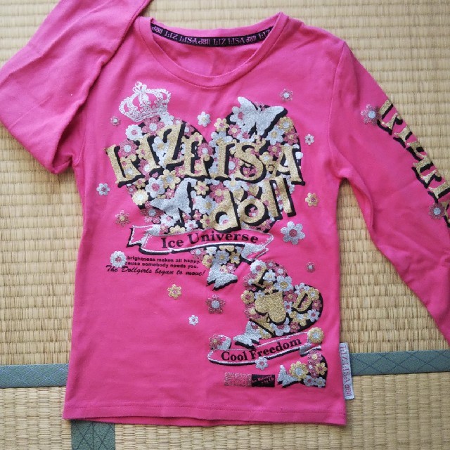 LIZ LISA doll(リズリサドール)のロングTシャツLIZ LISA doll キッズ/ベビー/マタニティのキッズ服女の子用(90cm~)(Tシャツ/カットソー)の商品写真