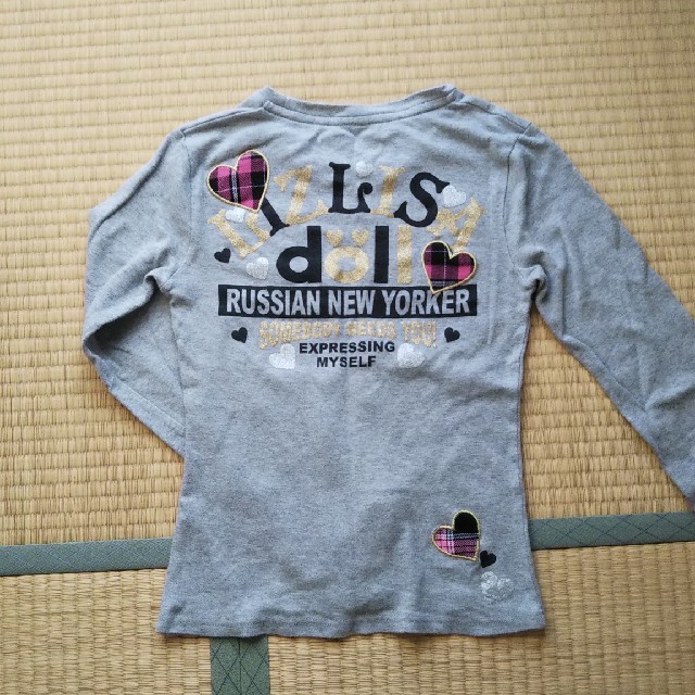 LIZ LISA doll(リズリサドール)のLIZ LISA dollロングTシャツ キッズ/ベビー/マタニティのキッズ服女の子用(90cm~)(Tシャツ/カットソー)の商品写真