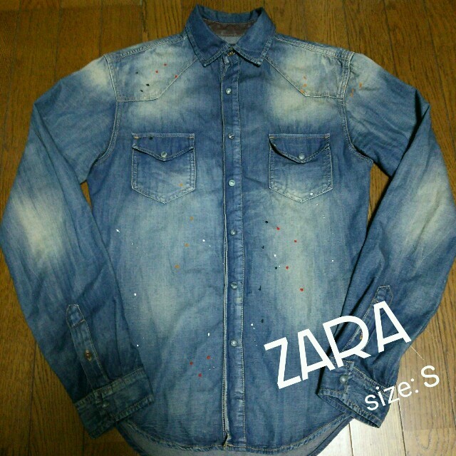 ZARA(ザラ)のZARA(ザラ)☆長袖デニムシャツ メンズのトップス(シャツ)の商品写真