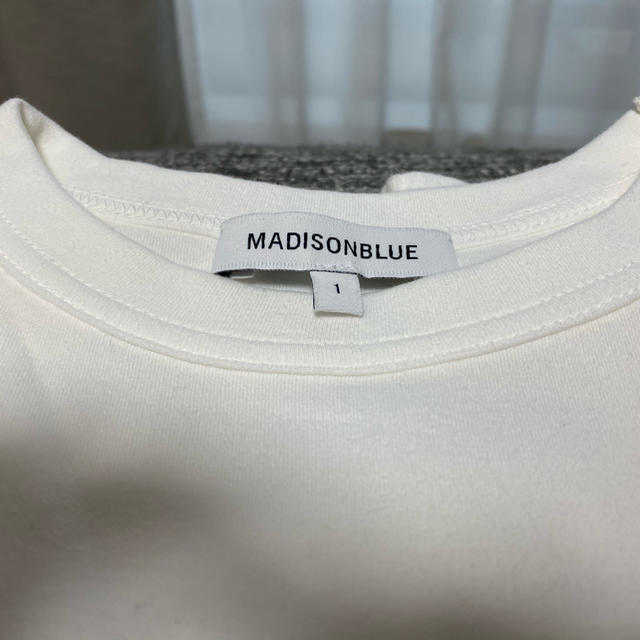 MADISONBLUE(マディソンブルー)のマディソンブルー　ノースリーブTシャツ/ホワイト/01 レディースのトップス(Tシャツ(半袖/袖なし))の商品写真