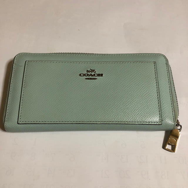 COACH(コーチ)のcoach  長財布　ミントグリーン　F52648 レディースのファッション小物(財布)の商品写真