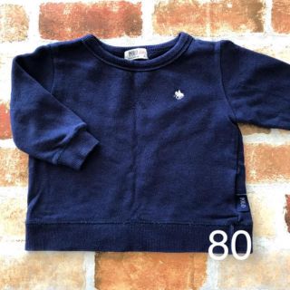 ポロラルフローレン(POLO RALPH LAUREN)のPOLO ネイビートレーナー(トレーナー)