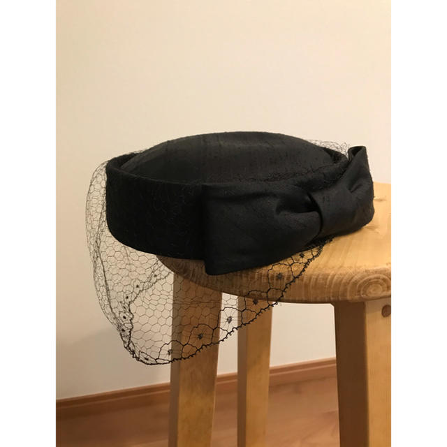 ✴︎☆希少品☆AKIO HIRATA 平田暁夫✴︎皇室✴︎トーク帽✴︎黒