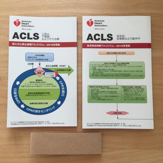 Yuki様専用 ACLS G2015 アルゴリズムカード(健康/医学)