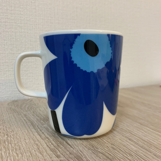 マリメッコ(marimekko)のマリメッコ　ウニッコ　マグカップ　ブルー(グラス/カップ)