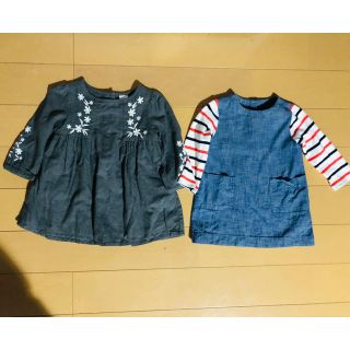 ベビーギャップ(babyGAP)のbabygap ワンピース 2枚(ワンピース)