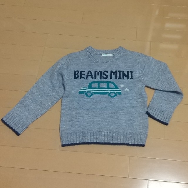 BEAMS(ビームス)の【uruto3様専用】BEAMS ニット グレー  120 キッズ/ベビー/マタニティのキッズ服男の子用(90cm~)(ニット)の商品写真