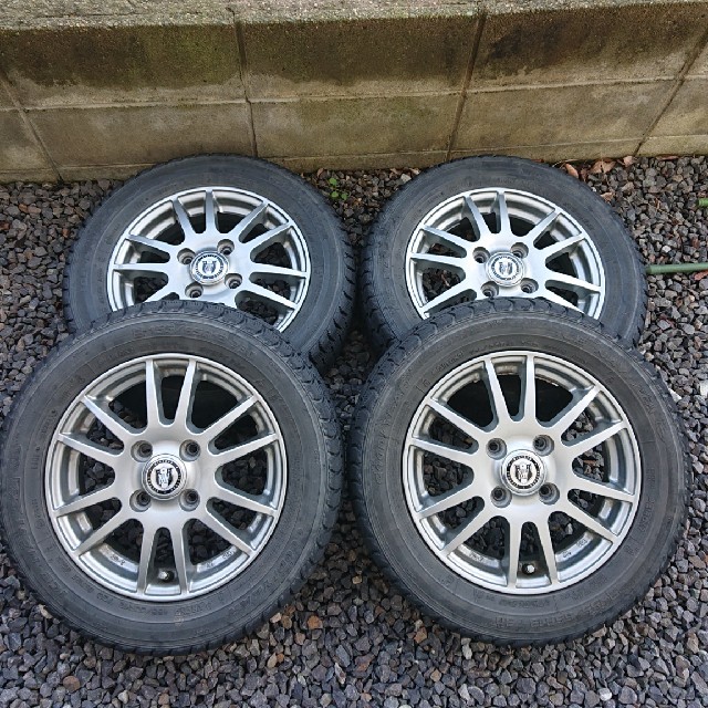 155/65R13 73Q スタッドレスタイヤ アルミホイール４本セット