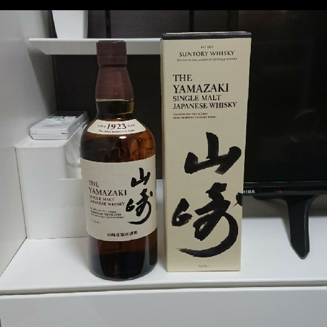 サントリー(サントリー)のサントリー 山崎  箱付き 食品/飲料/酒の酒(ウイスキー)の商品写真