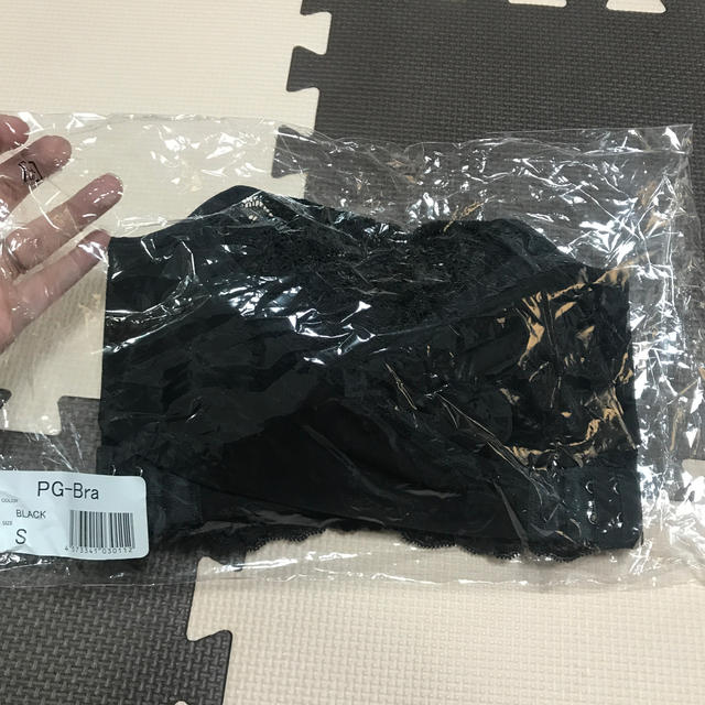 PGブラ　ナイトブラ　ブラック　Sサイズ レディースの下着/アンダーウェア(ブラ)の商品写真