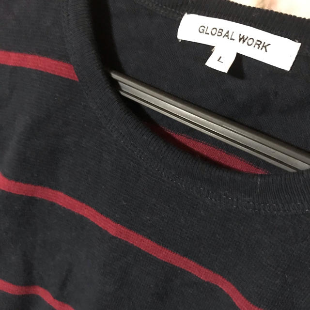 GLOBAL WORK(グローバルワーク)のGLOBAL WORK  ボーダー  ロンT メンズのトップス(Tシャツ/カットソー(七分/長袖))の商品写真