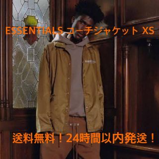 フィアオブゴッド(FEAR OF GOD)のESSENTIALS COACH JACKET コーチジャケット ブラウン XS(ナイロンジャケット)