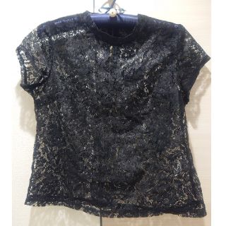 トップショップ(TOPSHOP)のTOPSHOP ブラックレース トップス(Tシャツ(半袖/袖なし))