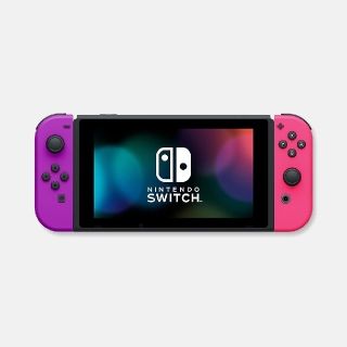 ニンテンドースイッチ(Nintendo Switch)の【最終値下げ】Nintendo Switch 本体　ネオンパープル　ネオンピンク(家庭用ゲーム機本体)