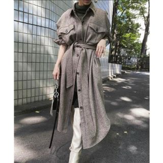 アメリヴィンテージ(Ameri VINTAGE)の【 yuki様専用】AMERI ECO WOOL LONG SHIRT COAT(ロングコート)