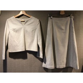 ユナイテッドアローズ(UNITED ARROWS)の美品ユナイテッドアローズ36オフホワイトセットアップ(セットアップ)