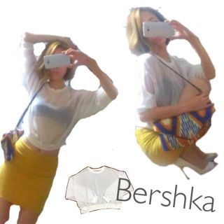 ベルシュカ(Bershka)のBershka シフォントップス(カットソー(長袖/七分))