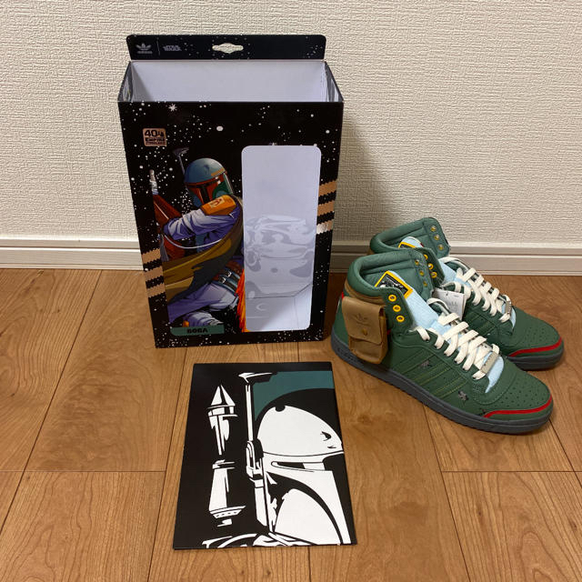 【新品】adidas × star wars トップテン ハイ ボバフェット