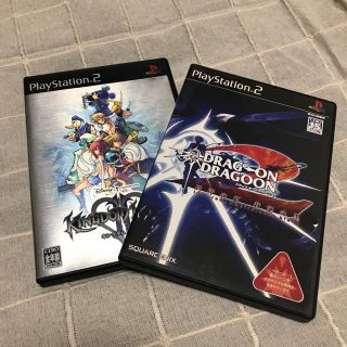 プレイステーション2(PlayStation2)のキングダムハーツ+ドラッグオンドラグーン(家庭用ゲームソフト)