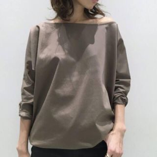 アパルトモンドゥーズィエムクラス(L'Appartement DEUXIEME CLASSE)の新品◆完売◆L'Appartement ボートネック T-sh アパルトモン(カットソー(長袖/七分))