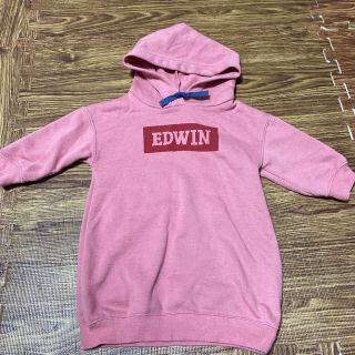 エドウィン(EDWIN)のEDWIN  80 パーカーワンピース　ピンク(ワンピース)